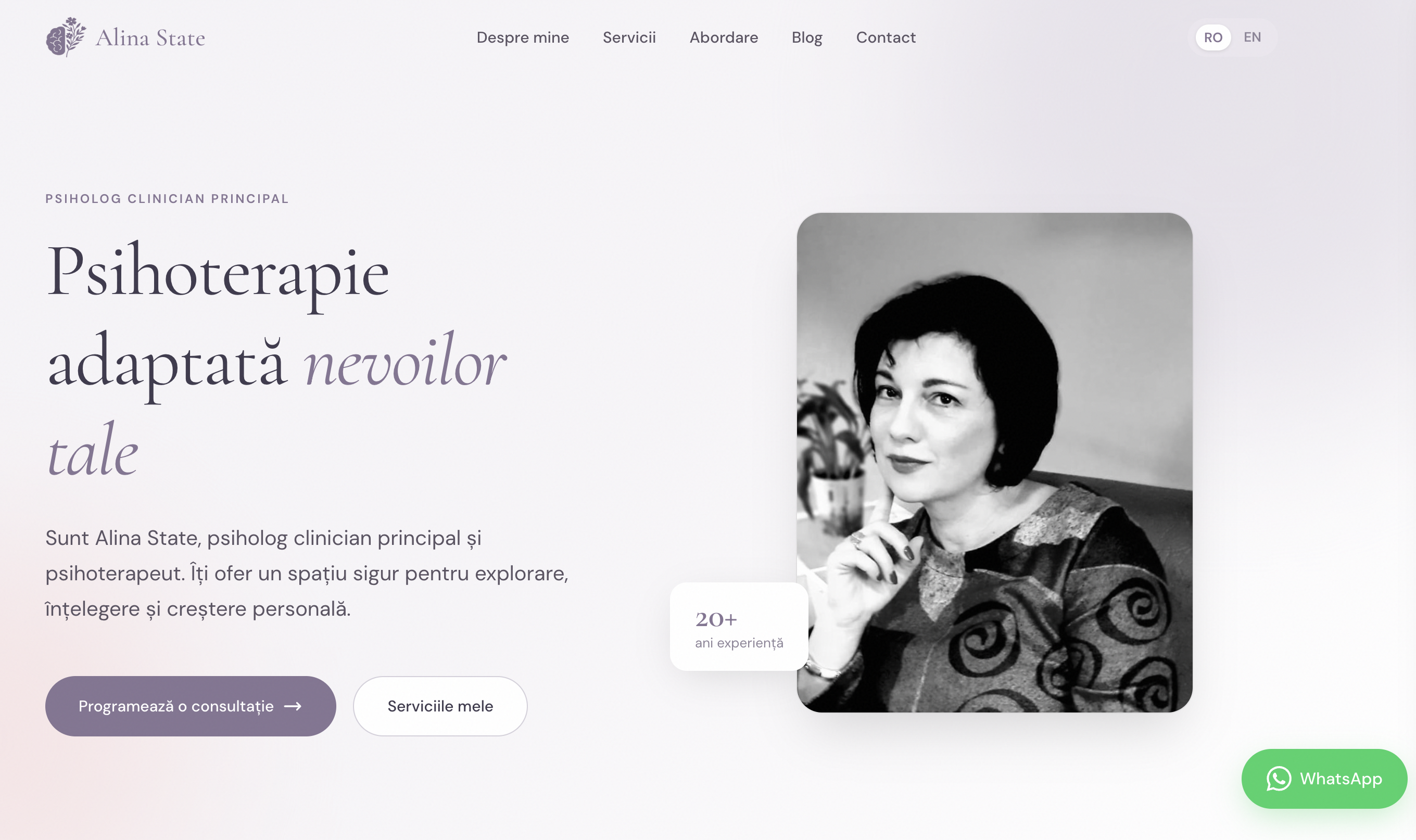 Psychology Practice Website