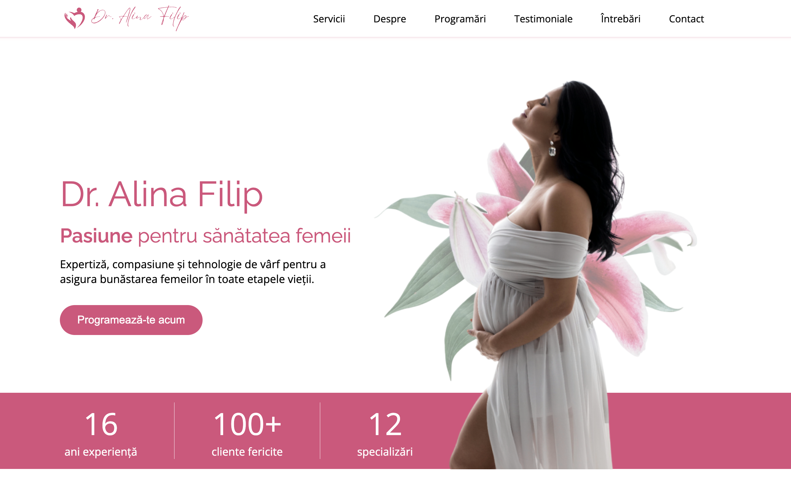 Gynecology Clinic Website